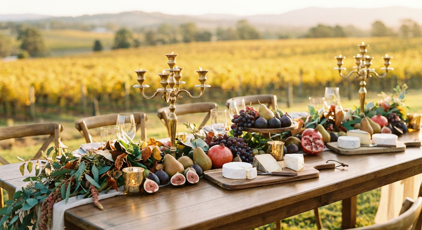 A Taste of Australian Autumn: The Complete Seasonal Food and Wine Guide for Your 2026 Wedding