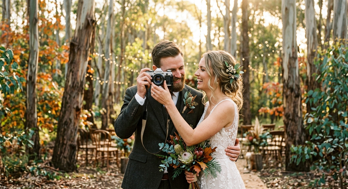 Nostalgic Wedding Photography and Videography: The Film Revival Transforming Australian Weddings in 2026