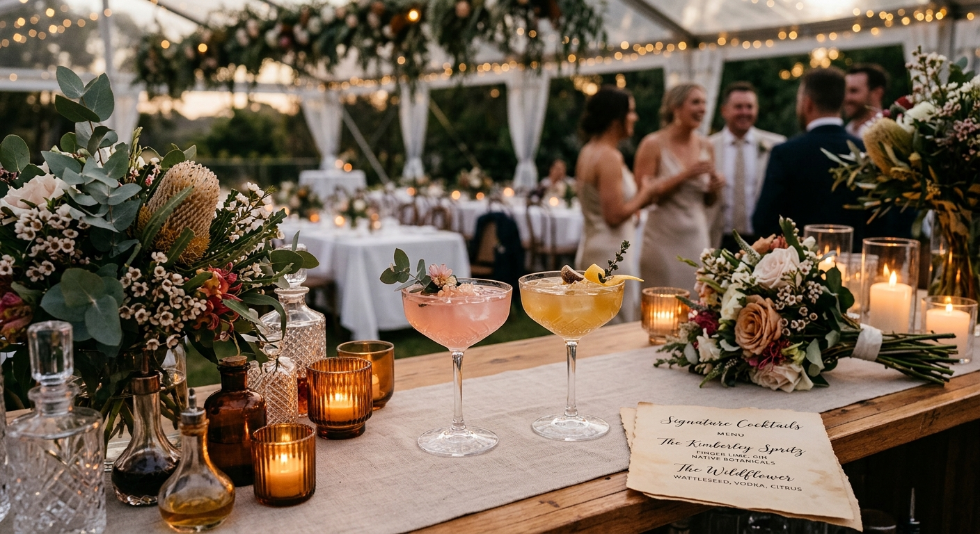The Signature Drinks Experience: How Australian Couples Are Personalising Their Wedding Bar in 2026