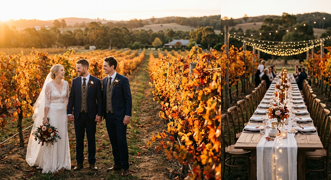 The Ultimate Guide to Planning an Autumn Wedding in Regional Australia: Why April Is the Perfect Month to Tie the Knot