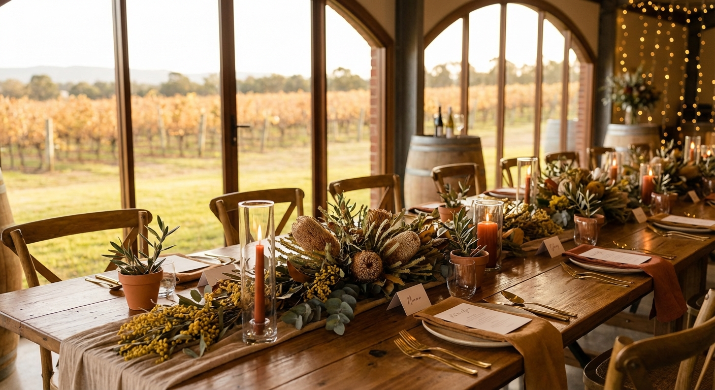 Autumn Wedding Styling in Australia: Colour Palettes, Decor Ideas, and Seasonal Trends for 2026