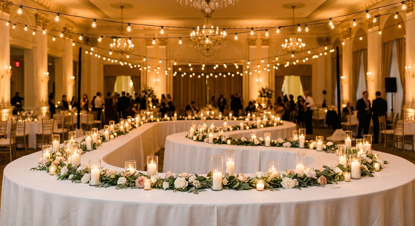 Serpentine and Non-Traditional Wedding Table Layouts: The Complete Guide to the Trend Reshaping Receptions in 2026